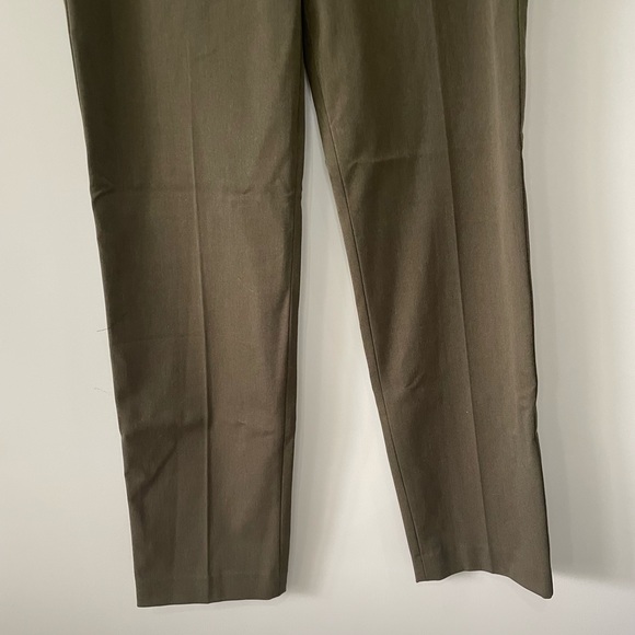 Talbots NWT dark olive green dress pants size 16L - Picture 3 of 10